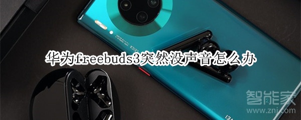 华为freebuds3突然没声音怎么办