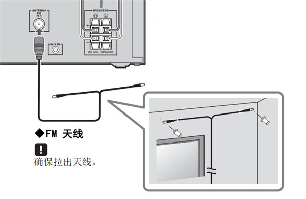 雅马哈MCR-B043怎么连接