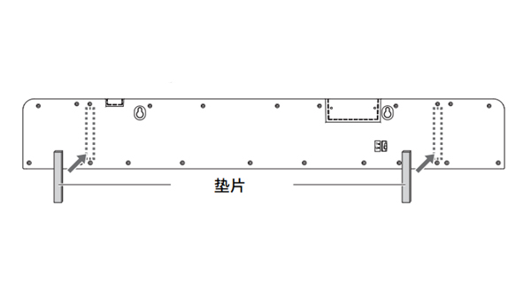 雅马哈YAS-105回音壁音箱怎么安装到墙壁上