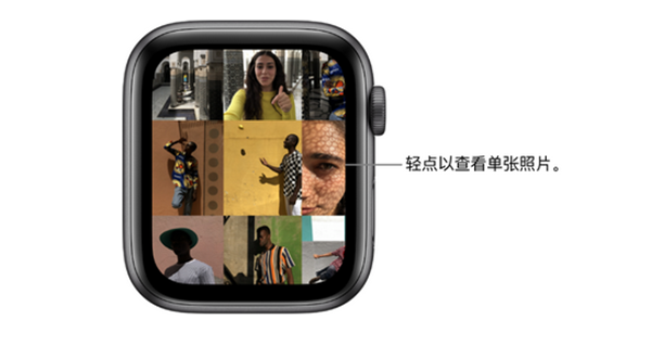 Apple Watch Series 4 耐克智能手表怎么浏览照片