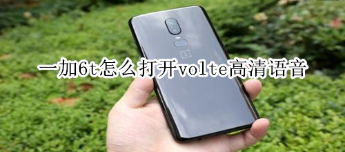 一加6t怎么打开volte高清语音