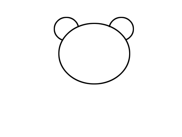 熊简笔画 熊的简单画法