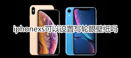 iphonexs可以设置写轮眼壁纸吗