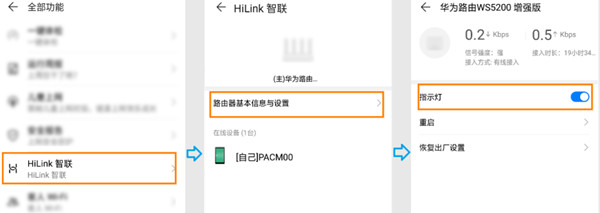 荣耀路由X1增强版怎么关闭指示灯