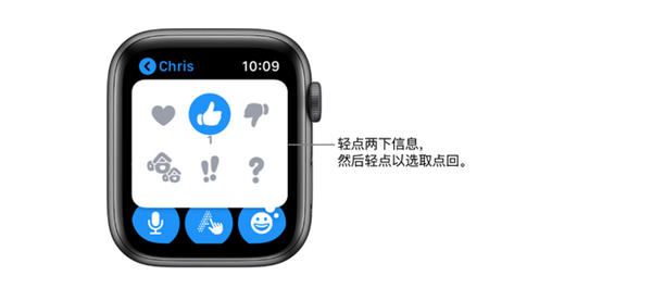 Apple Watch Series 4 耐克智能手表怎么写短信