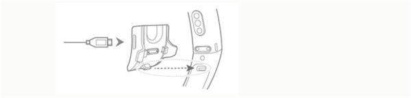 华为手环B3运动版怎么充电