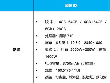 荣耀8x支持nfc吗