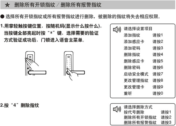 必达智能门锁i8详细使用说明书