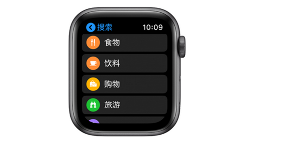 Apple Watch Series 4 耐克智能手表怎么找附近的地点