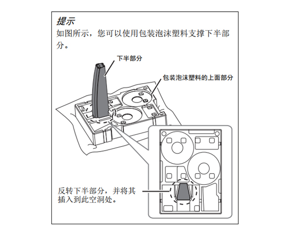 雅马哈NS-PA41家庭影院音箱怎么组装前置音箱