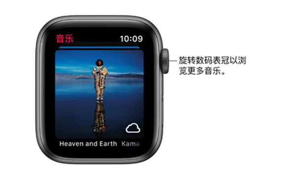 Apple Watch Series 4 耐克智能手表怎么播放音乐
