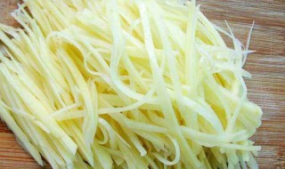 切土豆片丝的方法 如何切土豆丝