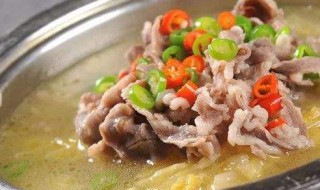 羊肉酸菜汤做法 做羊肉酸菜汤的步骤