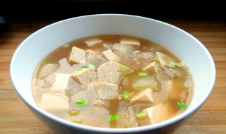 水豆腐汤家常做法 一道美味食粮