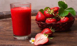 草莓冰饮料怎么做 草莓冰饮料做法