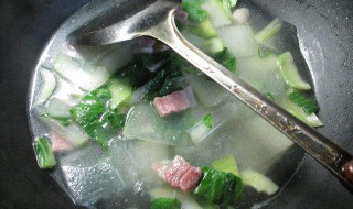 青菜冬瓜汤怎么做 如何做冬瓜青菜汤