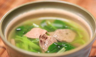 如何做猪肝菠菜汤 怎么做猪肝菠菜汤