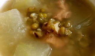 冬瓜排骨汤可以放绿豆吗 冬瓜排骨汤可不可以放绿豆