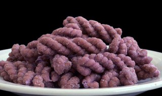 紫薯麻花的制作方法 你试过了吗