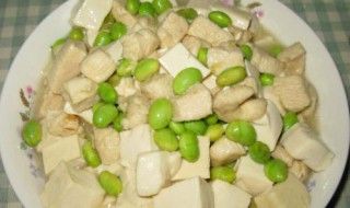 青豆豆腐做法图解 一道简单清淡的素菜