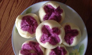 紫薯奶馒头做法图解 原来是这样做的