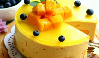 水果慕斯蛋糕的做法 芒果镜面慕斯蛋糕