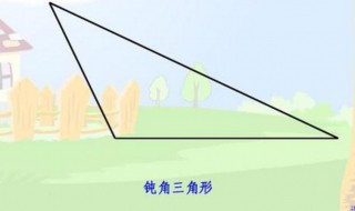 什么是钝角三角形 钝角三角形介绍