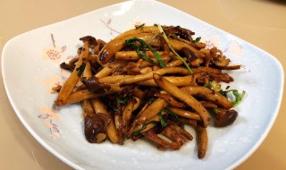 茶树菇炒肉的方法 茶树菇炒肉的做法