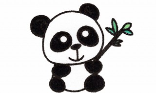简笔画熊猫的画法 教你怎么画熊猫简笔画