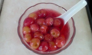 冰糖樱桃罐头的做法 冰糖樱桃罐头怎么做