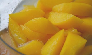 冰冻的黄桃如何做罐头 冰冻的黄桃做罐头方法介绍