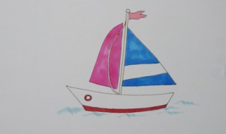 船怎么画 帆船简笔画教程