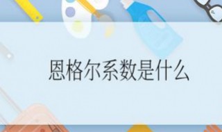 什么是恩格尔系数 恩格尔系数介绍