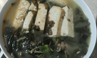 海草豆腐汤怎么做 豆腐海草汤做法