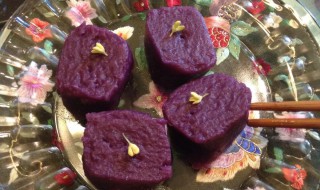 大米糕的做法 在家简单就能做出的紫薯大米糕