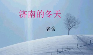 济南的冬天结构特点具体分析 关于济南的冬天结构特点具体分析