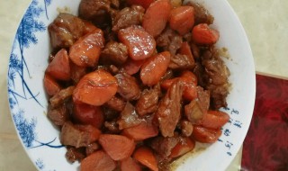 红萝卜烧肉步骤 红萝卜烧肉的家常做法