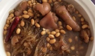 猪蹄炖粉条汤窍门 猪蹄炖粉条汤做法介绍