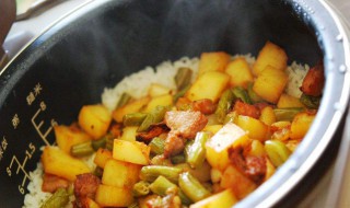 电饭煲豆焖饭的制作方法 菜豆焖饭的做法
