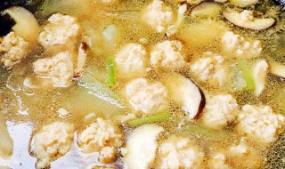 香菇冬瓜鱼丸教程 香菇冬瓜鱼丸的制作方法