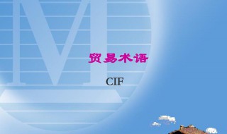 cif是什么意思啊 cif意思是什么