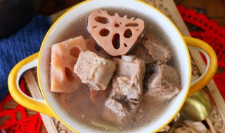 骨头莲藕汤的做法 特色美味莲藕骨头汤做法介绍