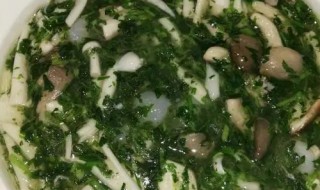 沙荠菜菌菇汤的做法 怎样做沙荠菜菌菇汤