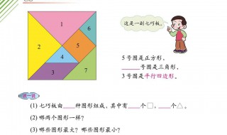 一年级数学七巧板怎么做（小学一年级数学七巧板怎么做）