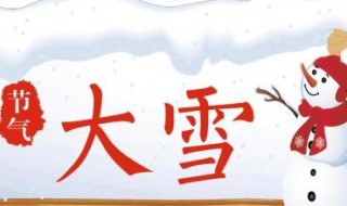 大雪节气的特点（大雪节气的特点和风俗ppt）