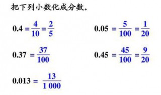 根据小数写分数0.1怎么写 0.126把小数写成分数怎么写