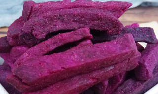 如何做紫薯脆干脆片 如何做紫薯脆干