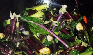 清炒红菜苔方法 清炒红菜苔方法和步骤