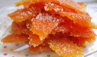橘皮如何做零食 橘皮做零食用白糖代替可以吗