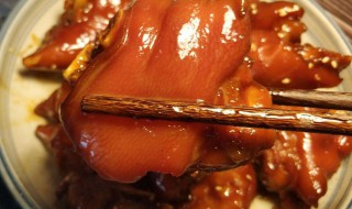如何做出美味可口的红烧猪蹄窍门 如何做出美味可口的红烧猪蹄